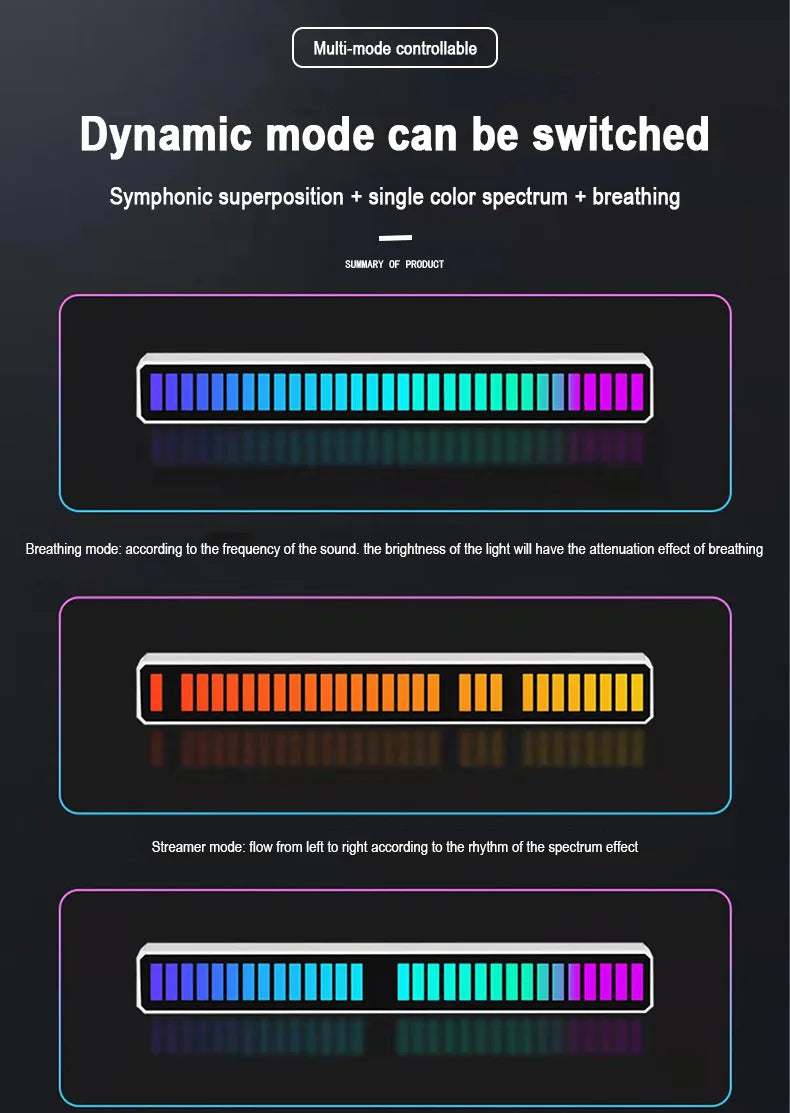 RGB com CONTROLE DE SOM !