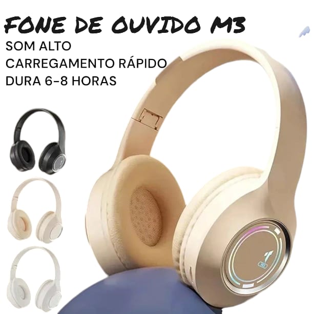 🎧Fones Bluetooth M3